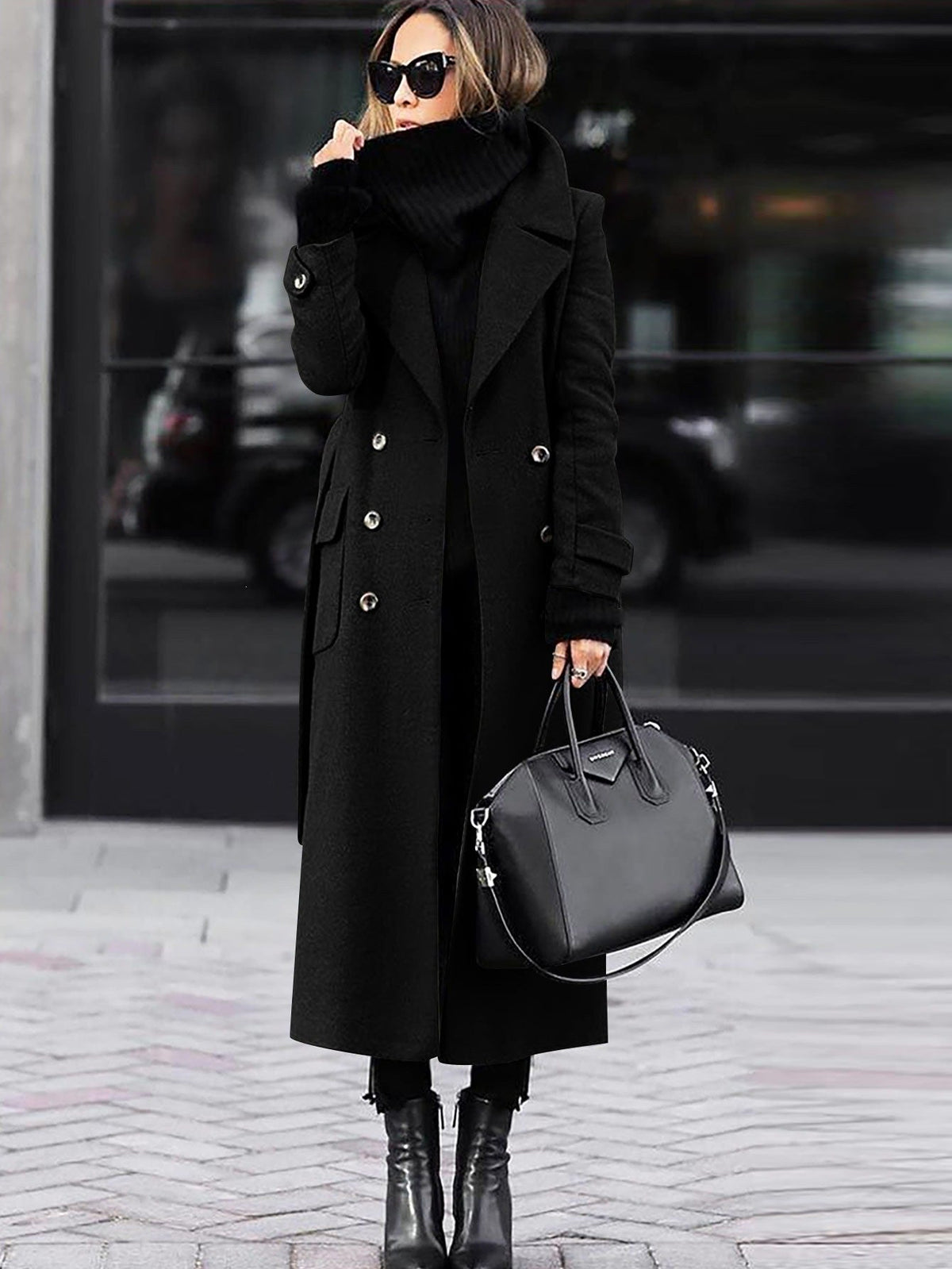 Manteau en laine élégant et intemporel pour femmes