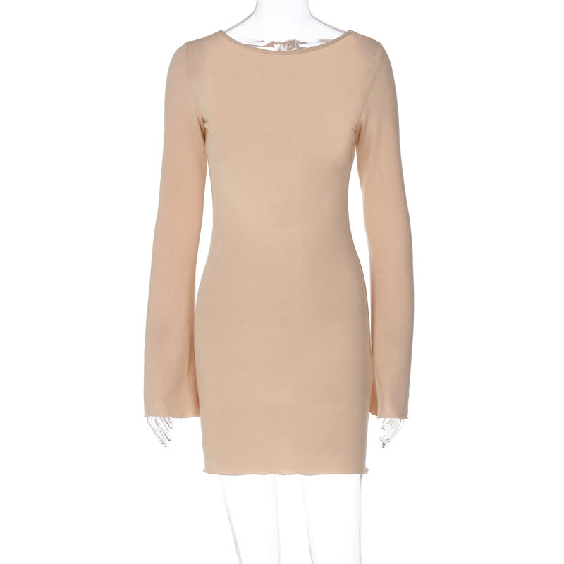 Robe mini à manches longues pour femmes avec coupe élégante Heidi-Mode