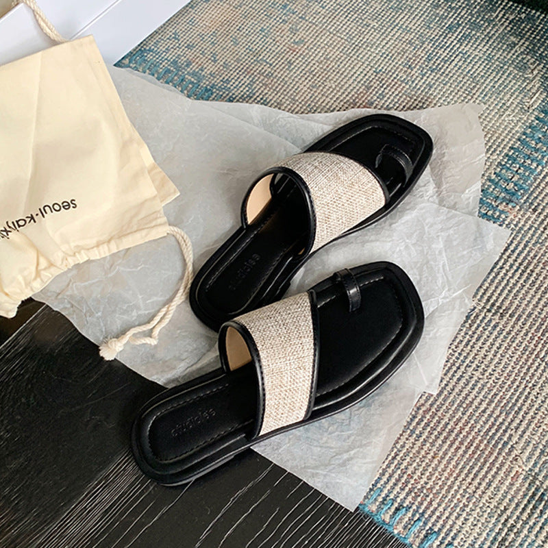Sandales confortables pour femmes avec un design de lanières à la mode et un dessus respirant R&B