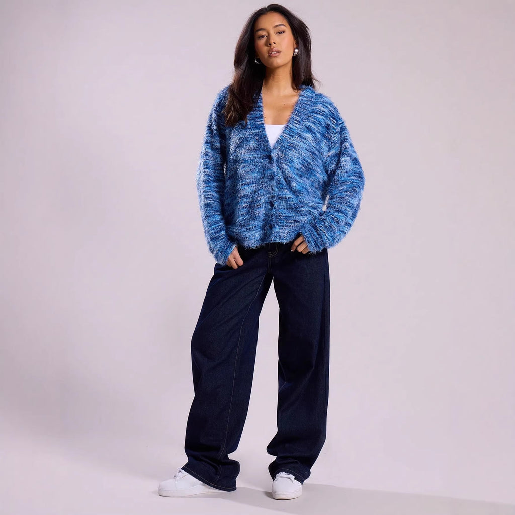 Pull oversized à manches longues pour femmes