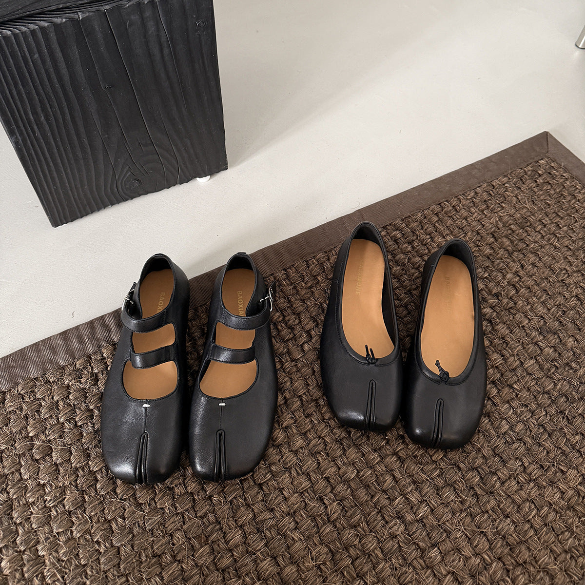 Ballerines Élégantes pour Femmes avec Bride à la Mode et Semelle Intérieure Confortable R&B