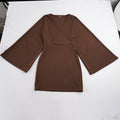 Robe mini portefeuille pour femmes avec manches kimono, taille cintrée et jersey extensible Echo Archiv