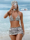 Bikini triangle pour femmes avec jupe asymétrique Echo Archiv