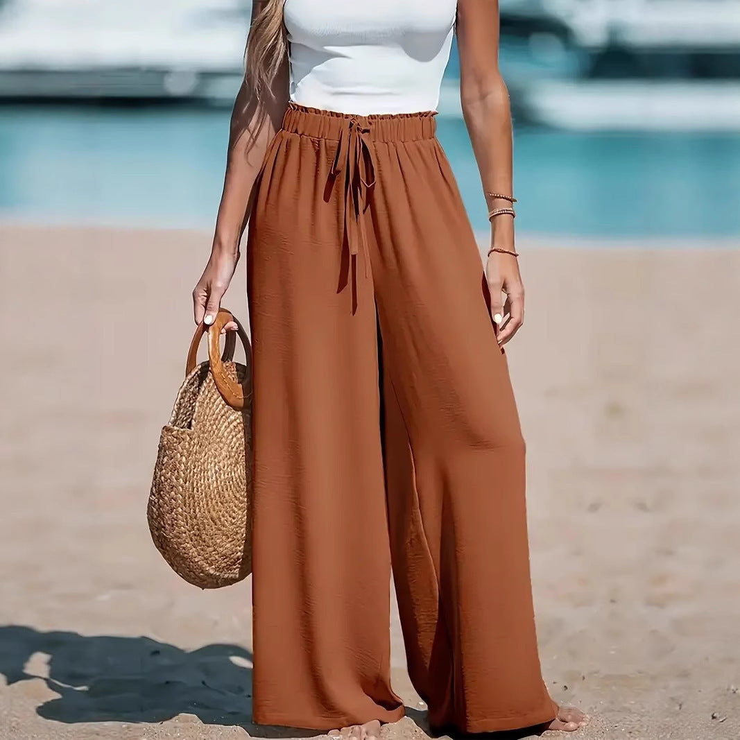 Pantalon d'été large pour femmes