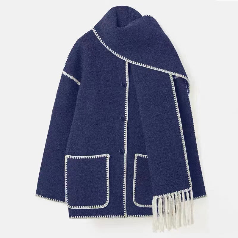 Manteau en laine élégant et confortable pour femmes