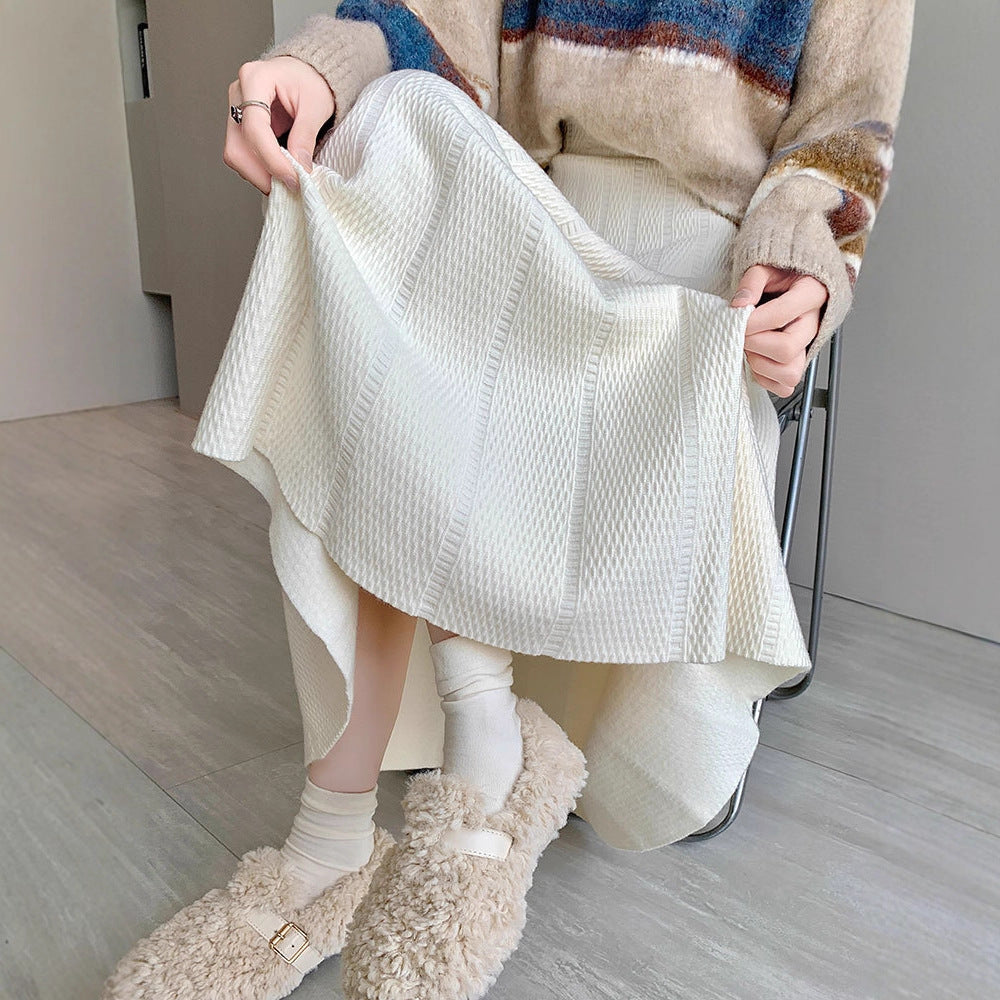 Jupe en tricot ample pour femmes