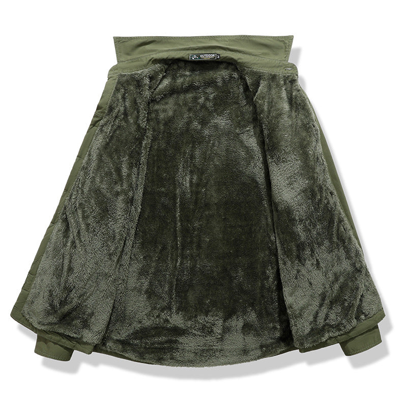 Chemise en toile robuste pour hommes avec poches poitrine doubles et boutonnière intégrale Echo Archiv