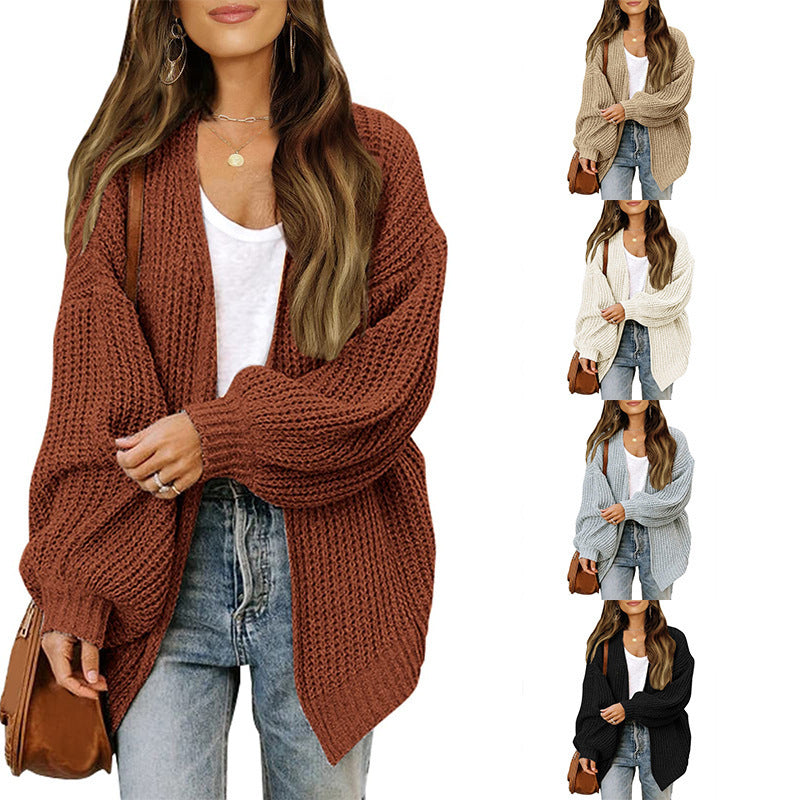 Pull en maille surdimensionné pour femmes