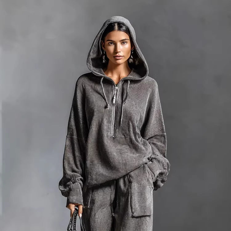 Ensemble de hoodie décontracté et confortable pour femmes