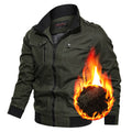 Veste pilote bomber multifonctionnelle pour hommes avec gilet intérieur en teddy amovible, épaulettes et fermeture éclair cachée Echo Archiv
