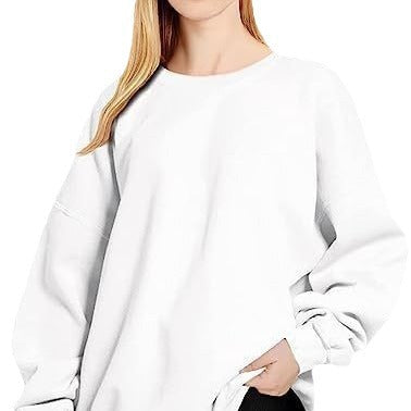 Pull oversize pour femmes avec épaules tombantes et bords côtelés Echo Archiv