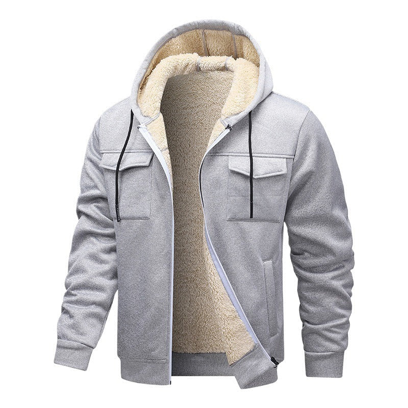 Veste pour hommes chaude et rembourrée