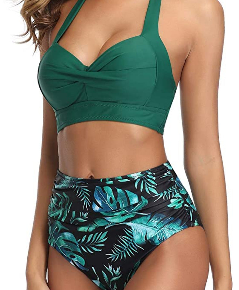 Bikini Femme à la Mode avec Culotte Haute R&B
