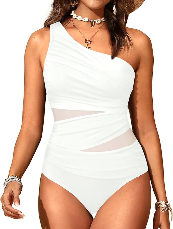 Maillot de bain élégant pour femmes avec coupe asymétrique R&B