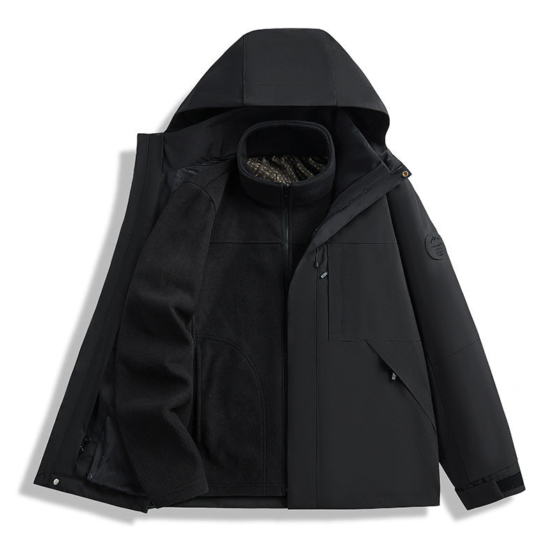 Veste d'extérieur imperméable pour homme