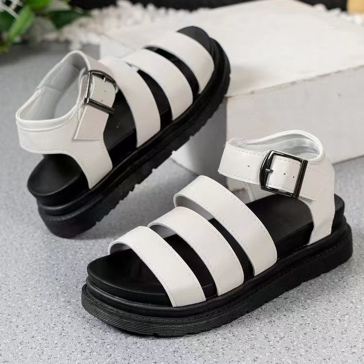 Sandales en jute confortables pour femmes avec sangle réglable et semelle amortissante R&B