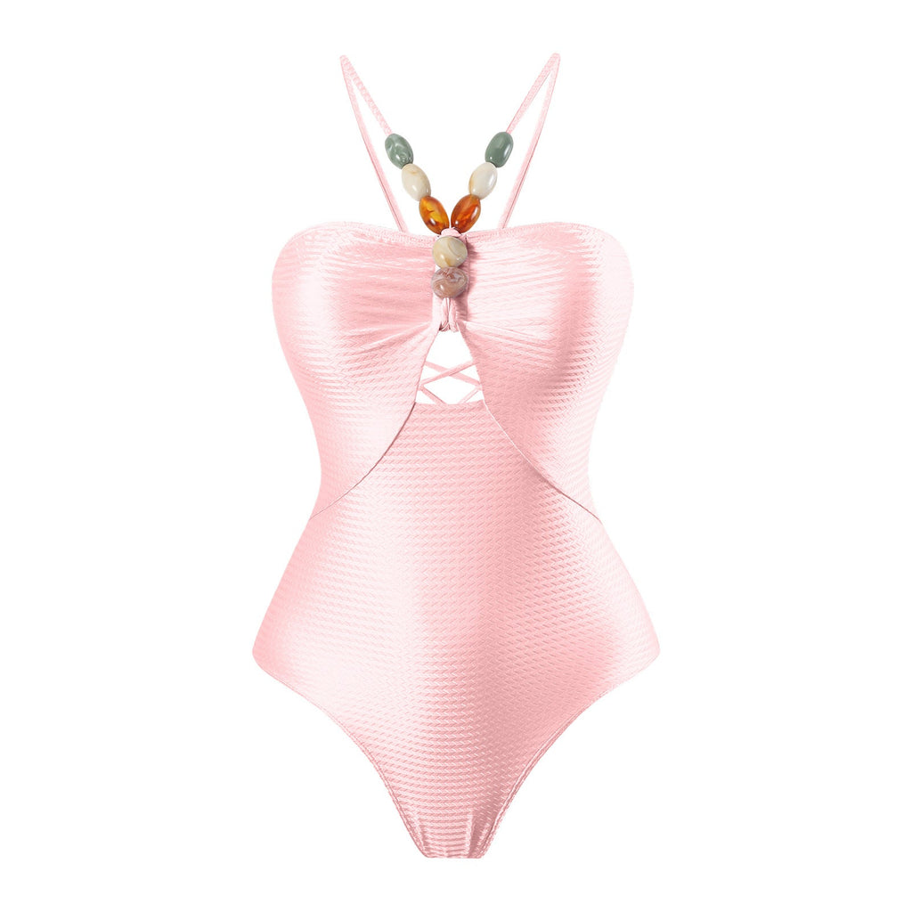 Maillot de bain femme sécurisé avec coupe ludique et jupe portefeuille assortie Drune