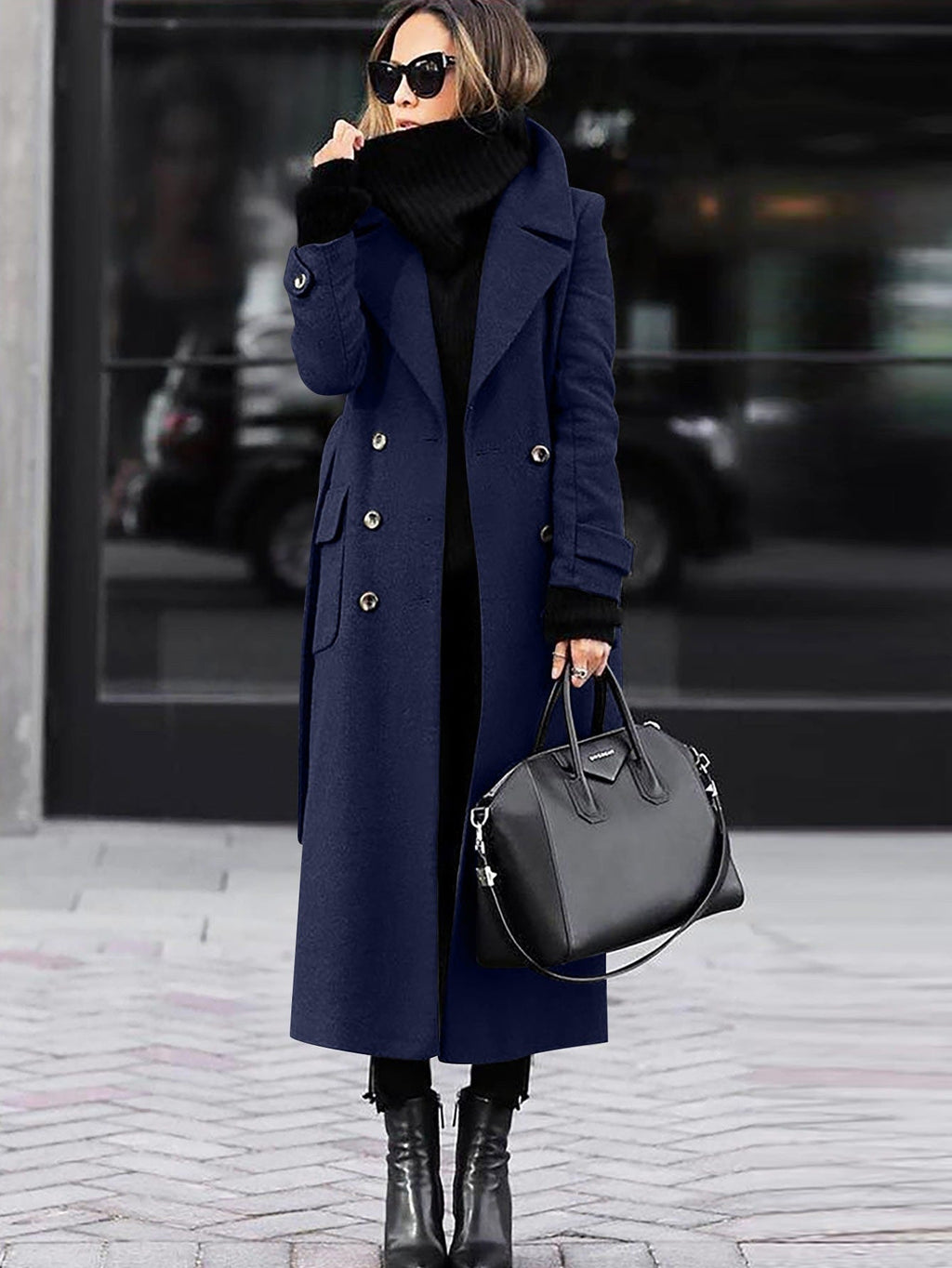Manteau en laine élégant et intemporel pour femmes