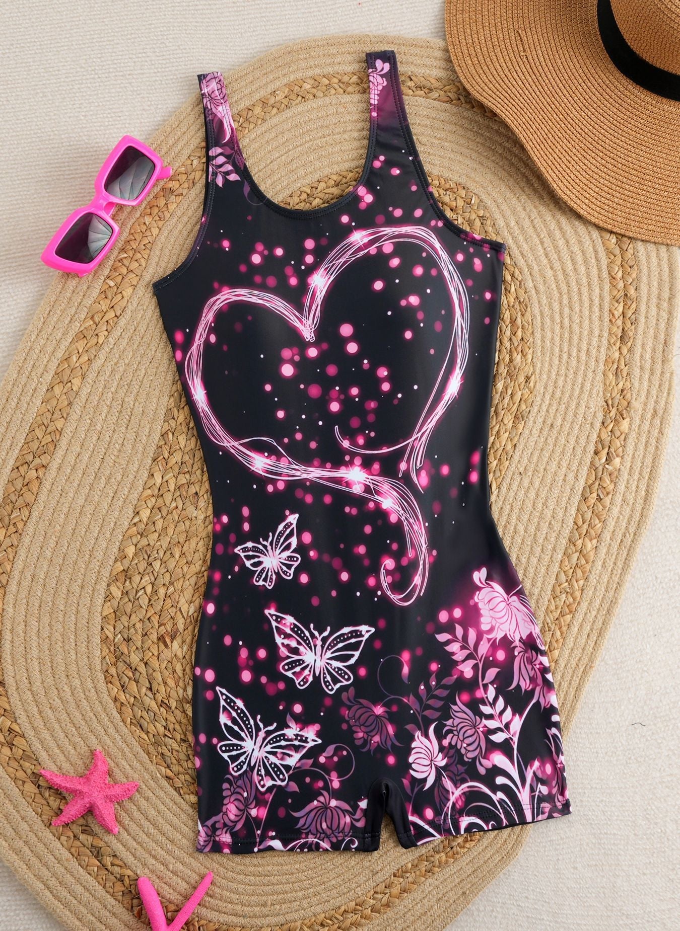 Maillot de bain une pièce sportif pour femmes R&B
