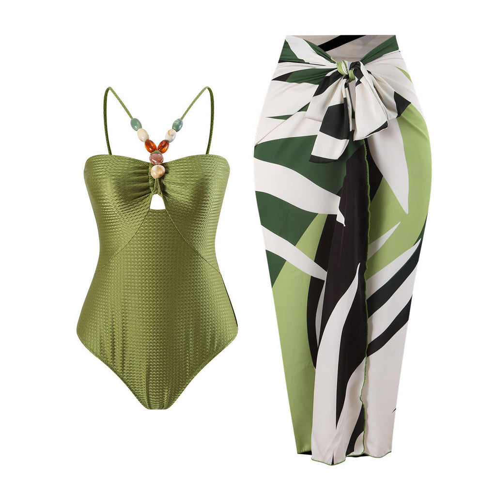 Maillot de bain ajusté pour femmes avec accents décoratifs Echo Archiv