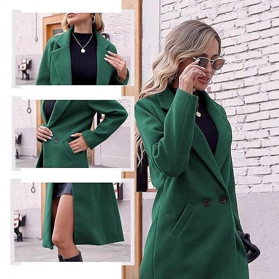 Manteau en Laine Élégant pour Femmes