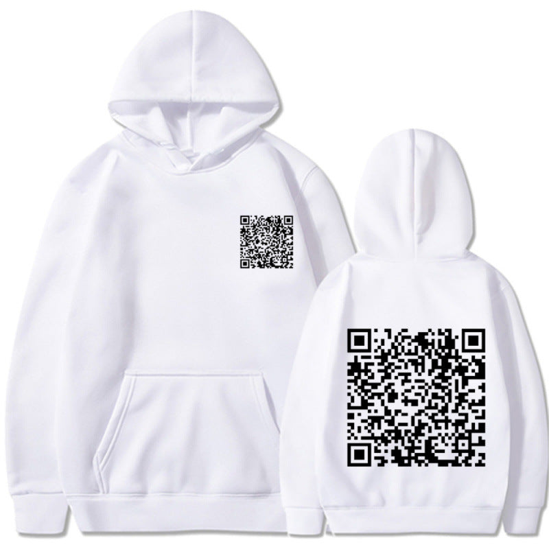 Sweat à capuche sportif pour femmes avec code QR Echoarchiv