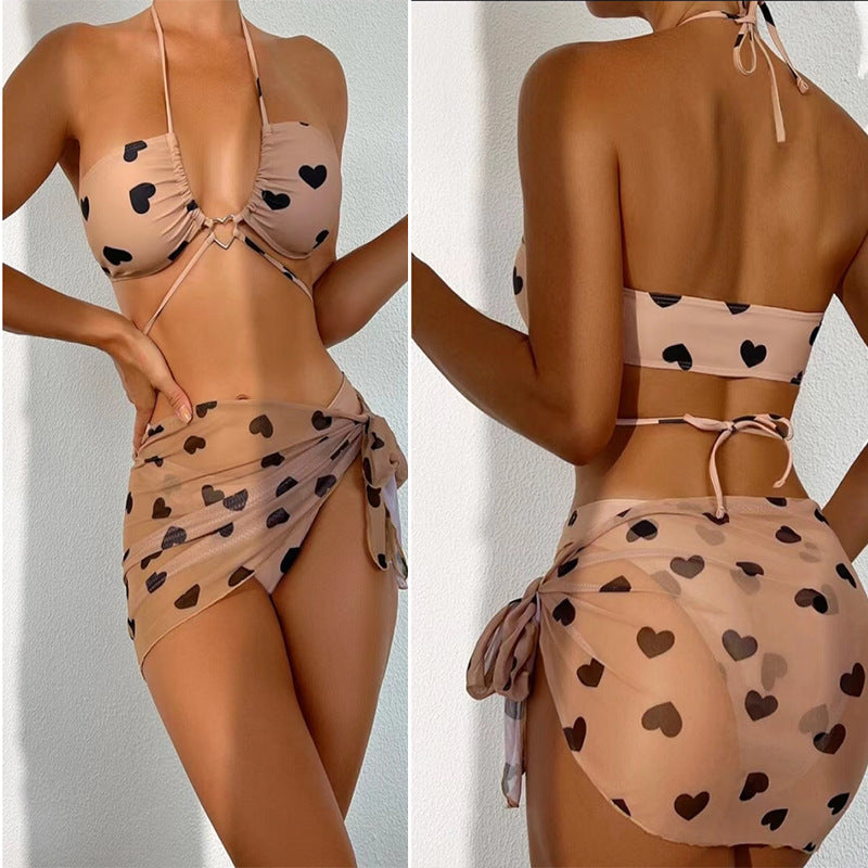 Ensemble de bikini pour femmes avec motif de cœurs Echo Archiv