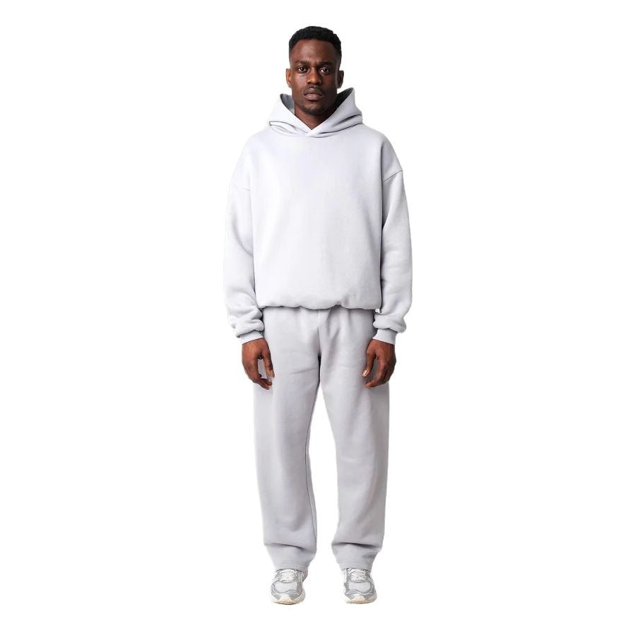 Ensemble de loungewear unisexe confortable avec col roulé haut, sweat-shirt à coupe décontractée et pantalon droit Echo Archiv