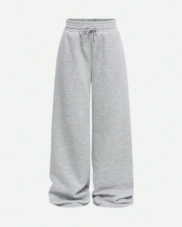 Pantalon de lounge unisexe en molleton avec cordon de serrage élastique, poches latérales et jambe droite Echo Archiv