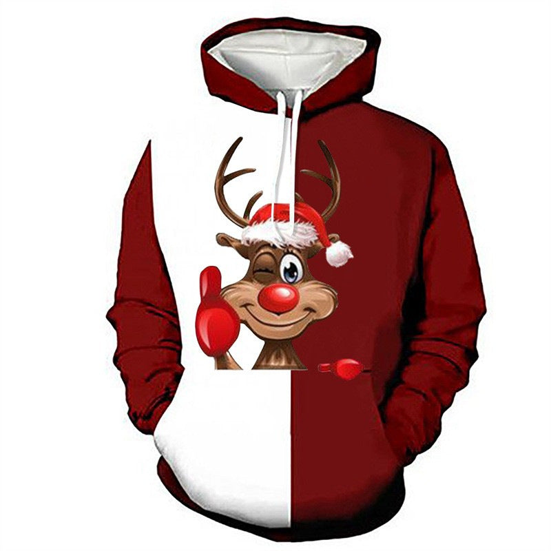 Sweat à capuche amusant pour femmes avec motif de Noël Echoarchiv