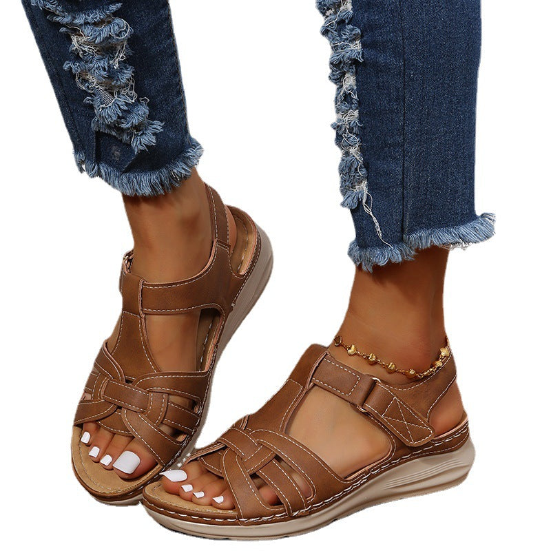Sandales confortables pour femmes avec tige respirante et semelle flexible R&B