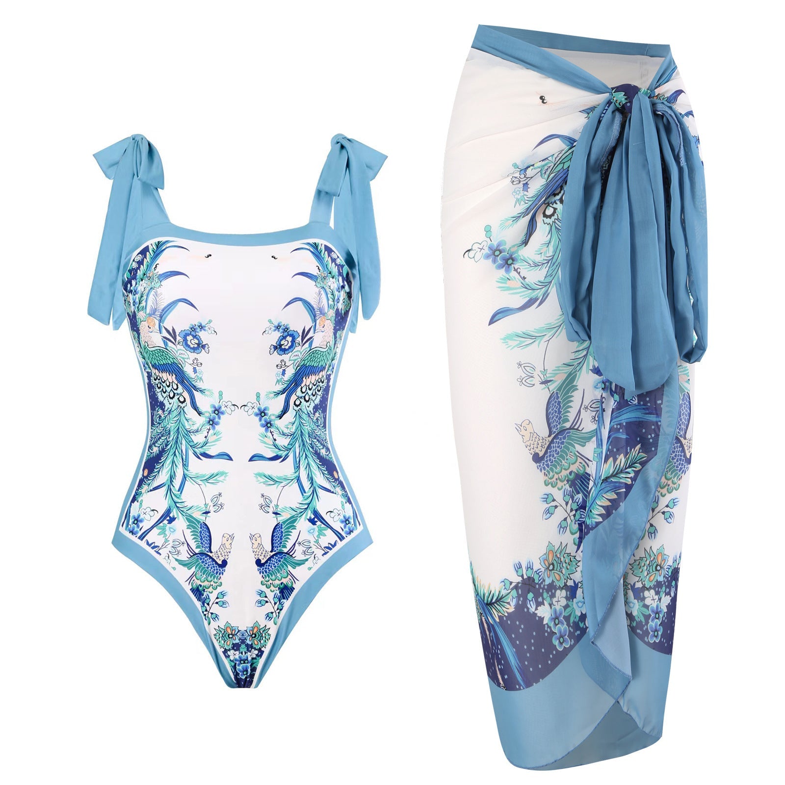 Jupe maxi femme avec motifs floraux et coupe volumineuse R&B