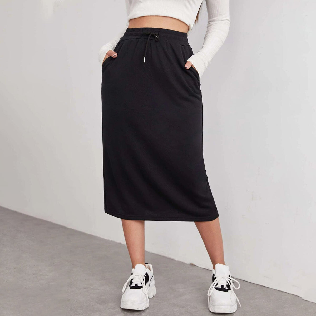 Robe Midi Décontractée Femme