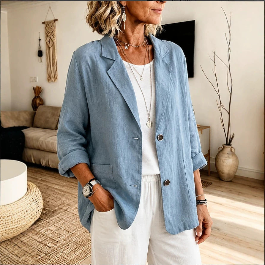 Veste en lin légère et élégante pour femmes