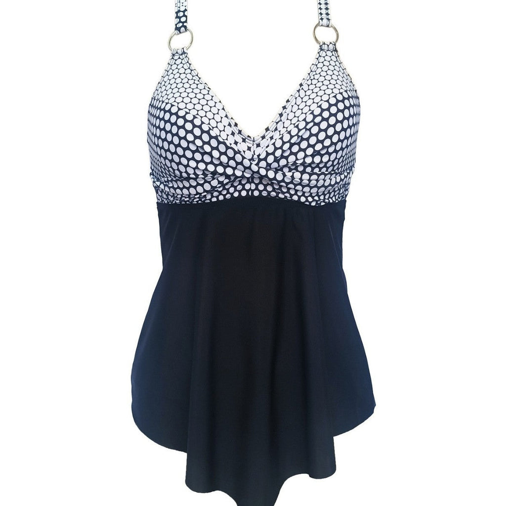 Tankini femme avec haut fermé et motif floral Echo Archiv