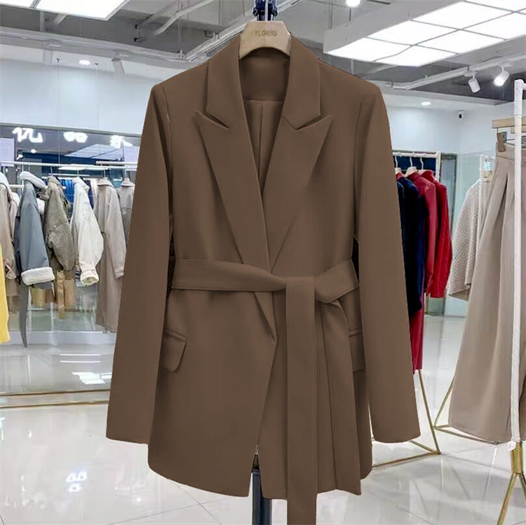Blazer Wrap Élégant pour Femmes avec Ceinture