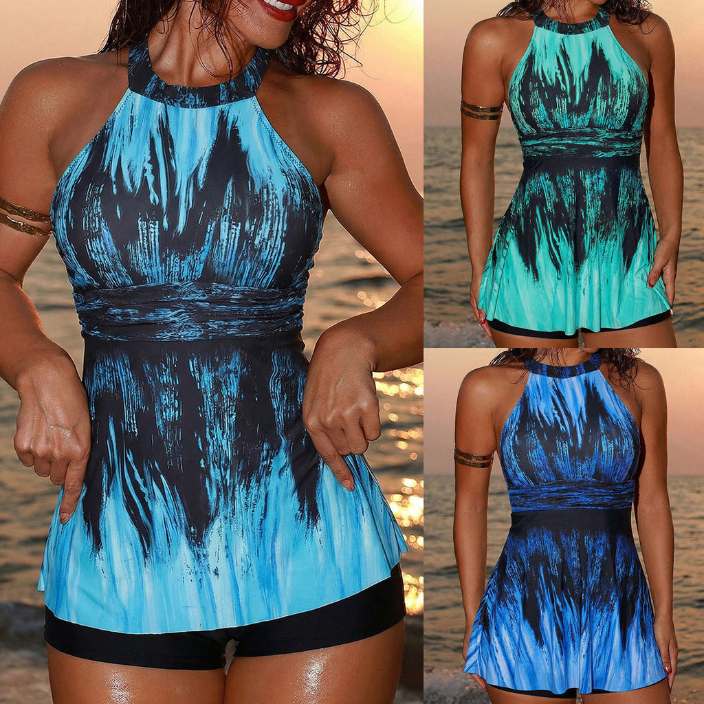 Maillot de bain sportif pour femmes avec design jupe R&B