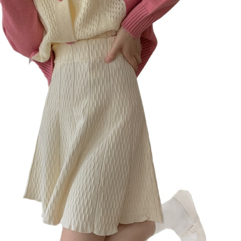 Robe midi en tricot pour femmes avec design structuré Echo Archiv