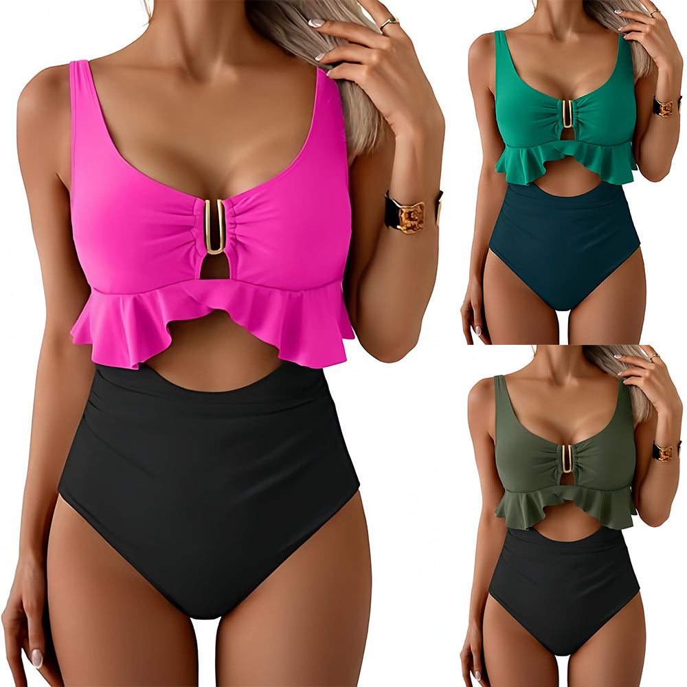Maillot de bain stylé pour femmes avec fronces et détails chics Echo Archiv