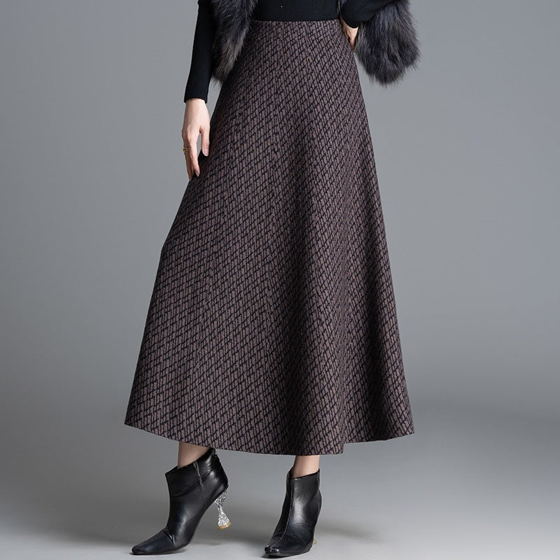 Jupe maxi femme avec motif géométrique élégant Echo Archiv