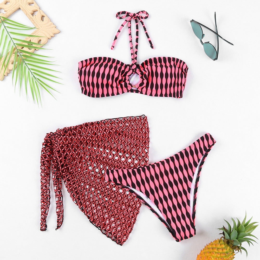 Ensemble de bikini pour femmes avec un élégant paréo Echo Archiv