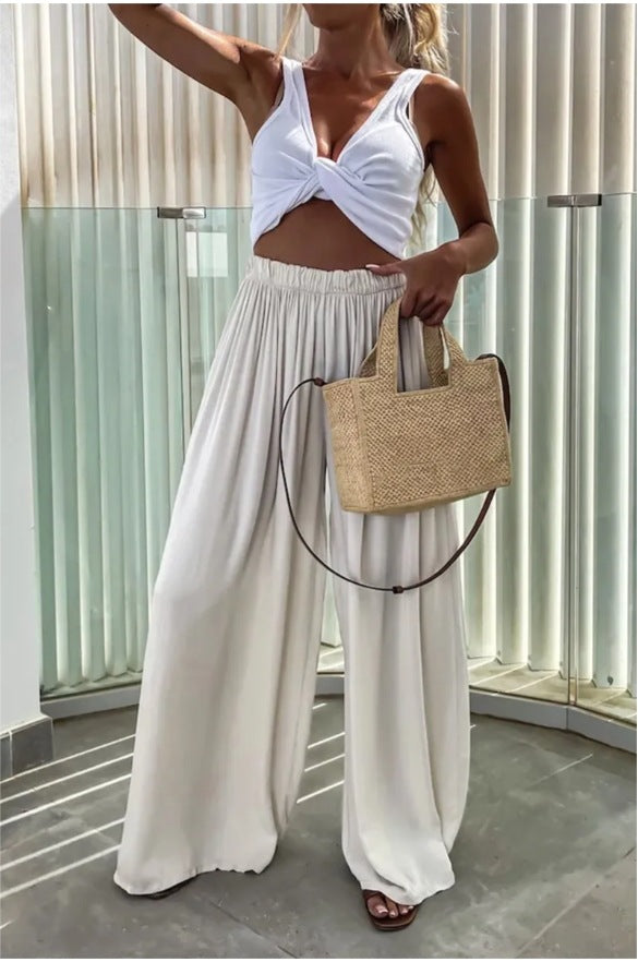 Pantalon Palazzo Élégant et Aéré pour Femmes