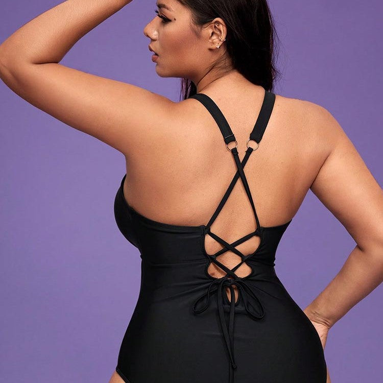 Maillot de bain une pièce élégant pour femmes R&B