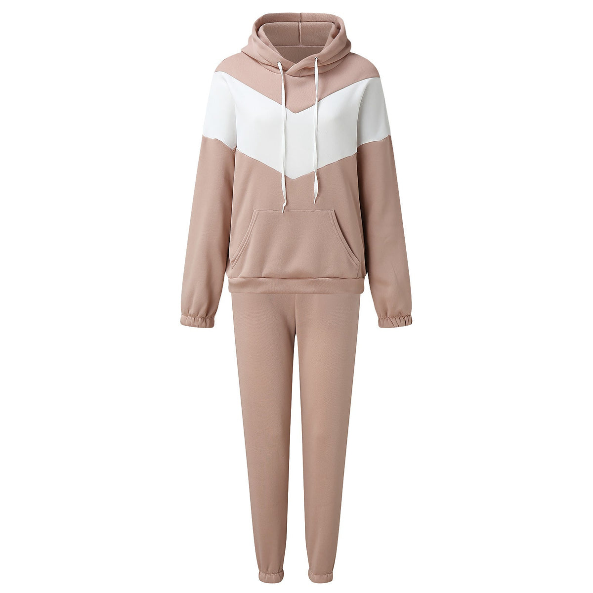 Ensemble de loungewear pour femmes en deux pièces avec sweat à capuche Chevron et jogging tapered Echo Archive