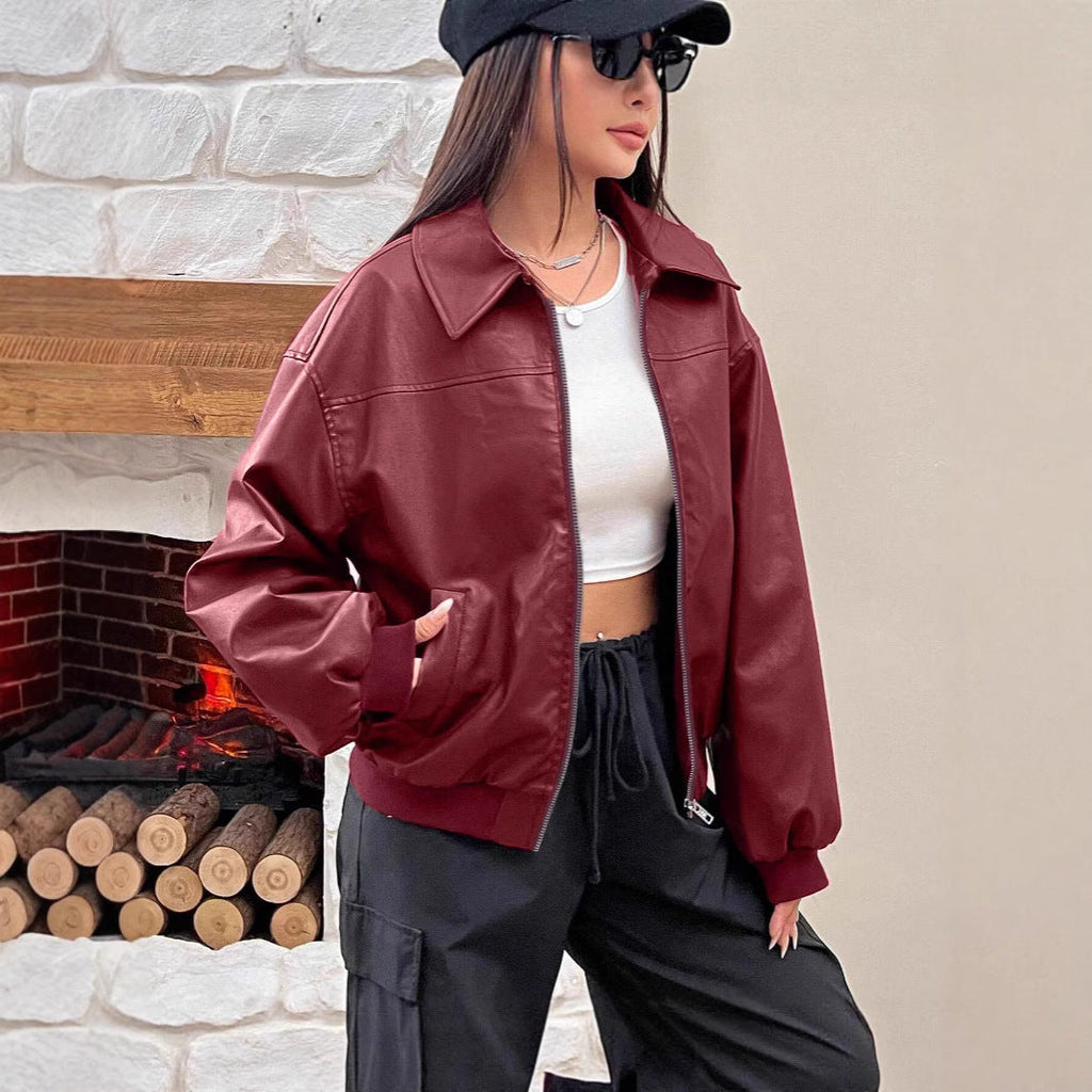 Veste bomber tendance et décontractée pour femmes