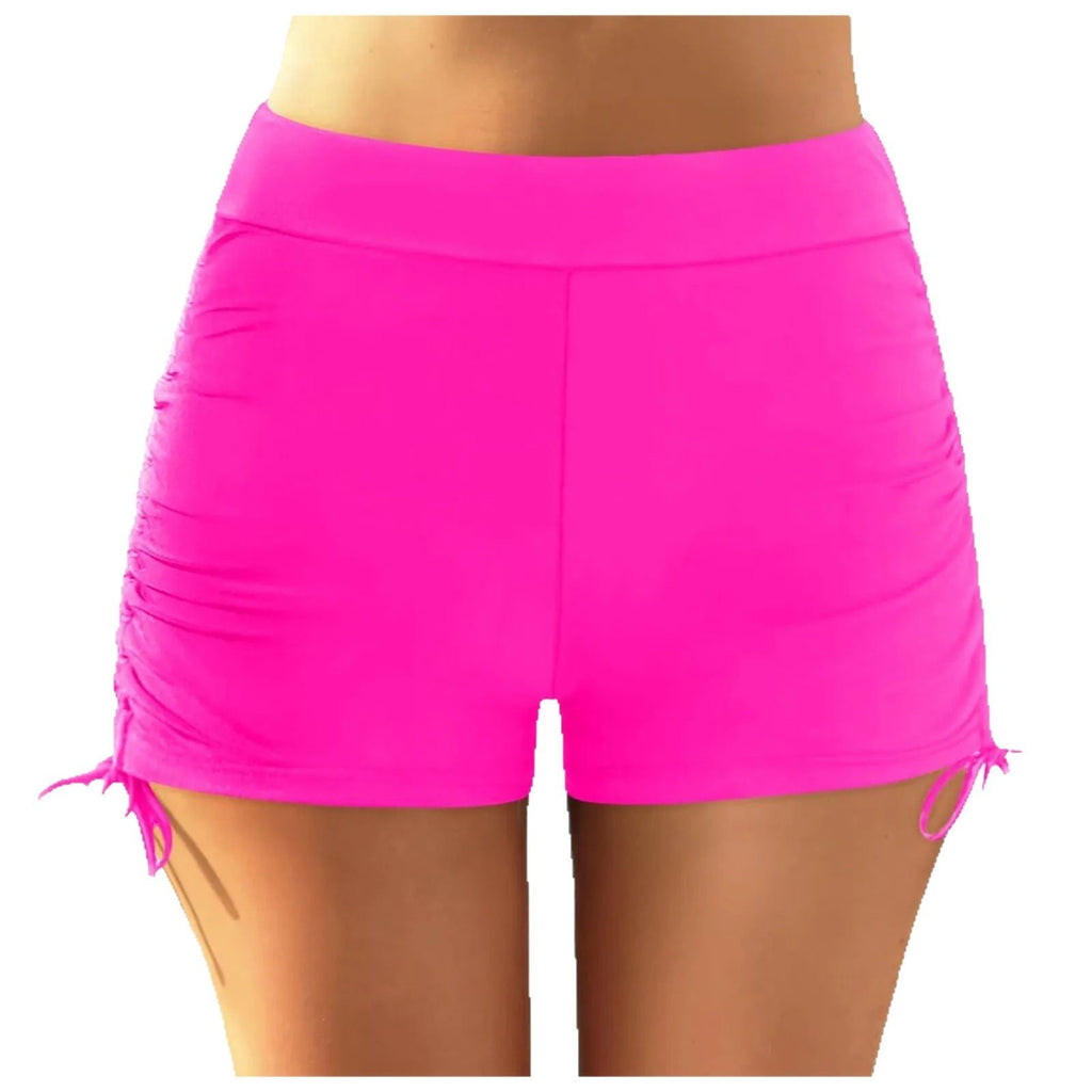 Shorts de bain sportifs pour femmes avec taille ajustable R&B