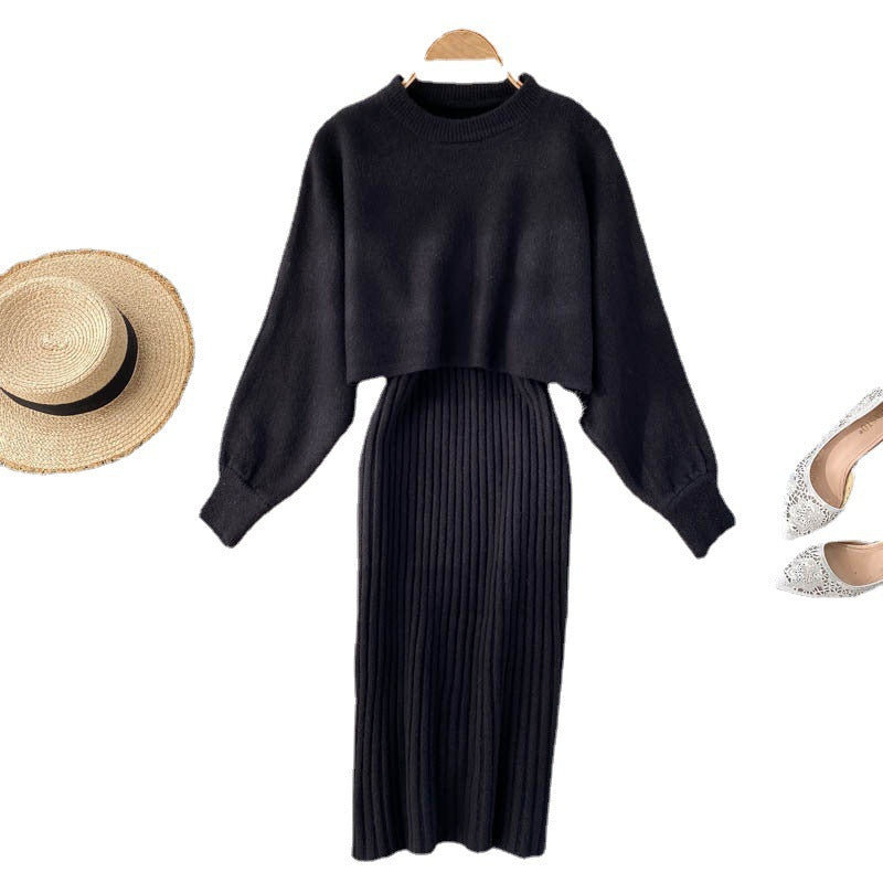Ensemble tricot pour femmes avec détails côtelés Echo Archiv