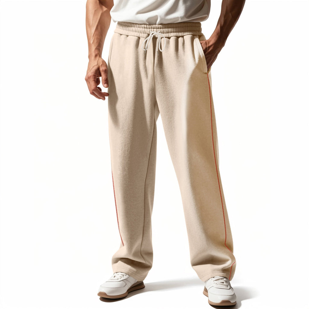 Pantalons de survêtement pour hommes nan à coupe décontractée avec couture décorative sur le côté, ceinture de confort élastique et poches profondes Echo Archiv