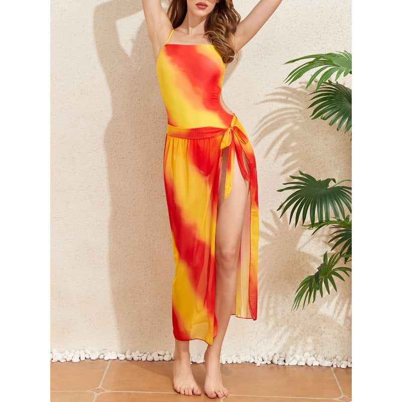 Maillot de bain élégant à enrouler pour femmes avec robe de plage aérienne Echo Archiv