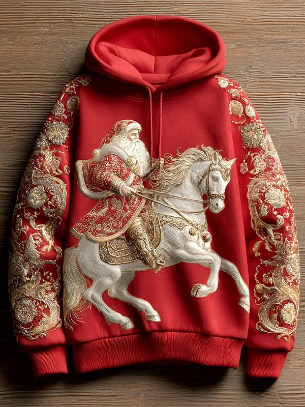 Pull à capuche créatif pour femmes avec motif squelette et Noël Echoarchiv